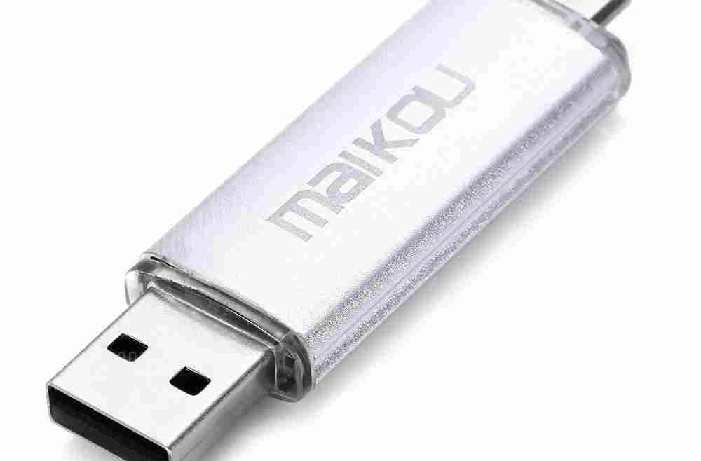 offertehitech-gearbest-Maikou MK-760 2 in 1 64GB OTG USB 2.0 Flash Drive