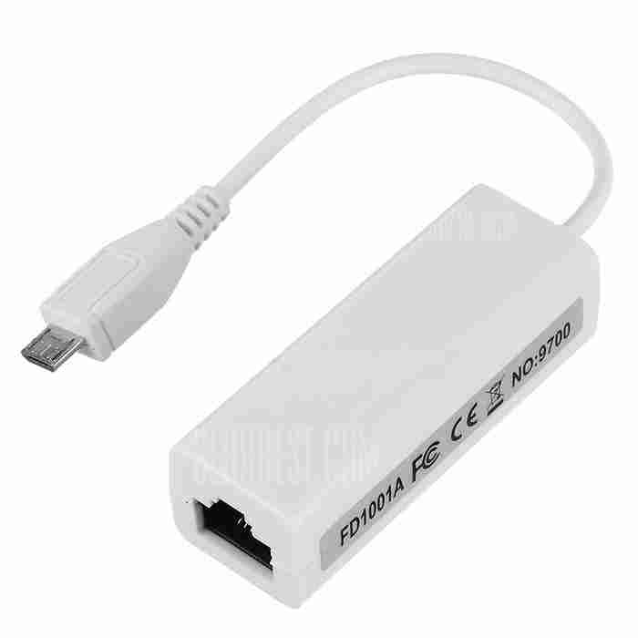 offertehitech-gearbest-Micro USB to RJ45 Ethernet Network Adapter