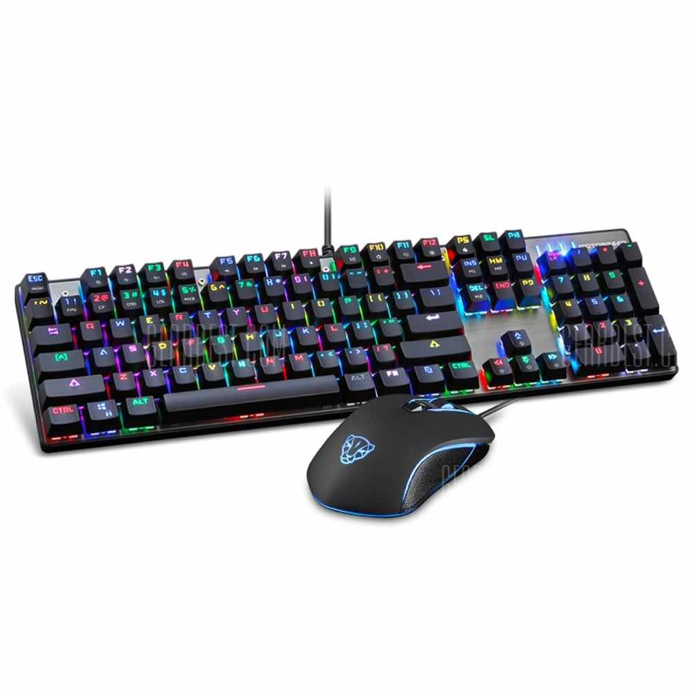 offertehitech-gearbest-Motospeed CK888 NKRO Mechanical Keyboard + Mouse Combo