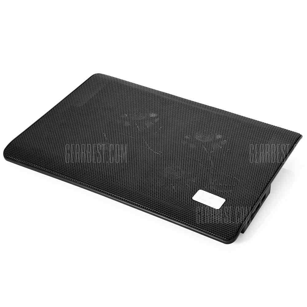 offertehitech-gearbest-NUOXI L112 2 Fans Laptop Cooler Pad with Blue Lights