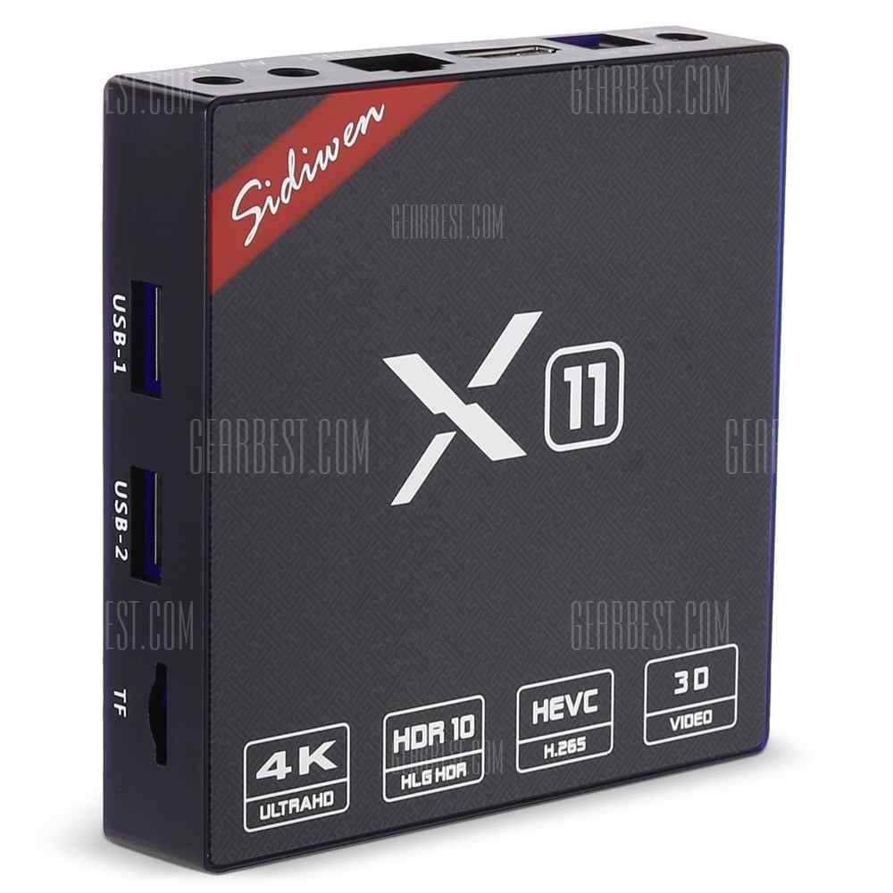 offertehitech-gearbest-Sidiwen X11 TV Box