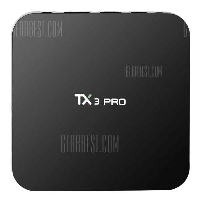 offertehitech-gearbest-TX3 Pro TV Android Box Streaming Amlogic S905X 4K