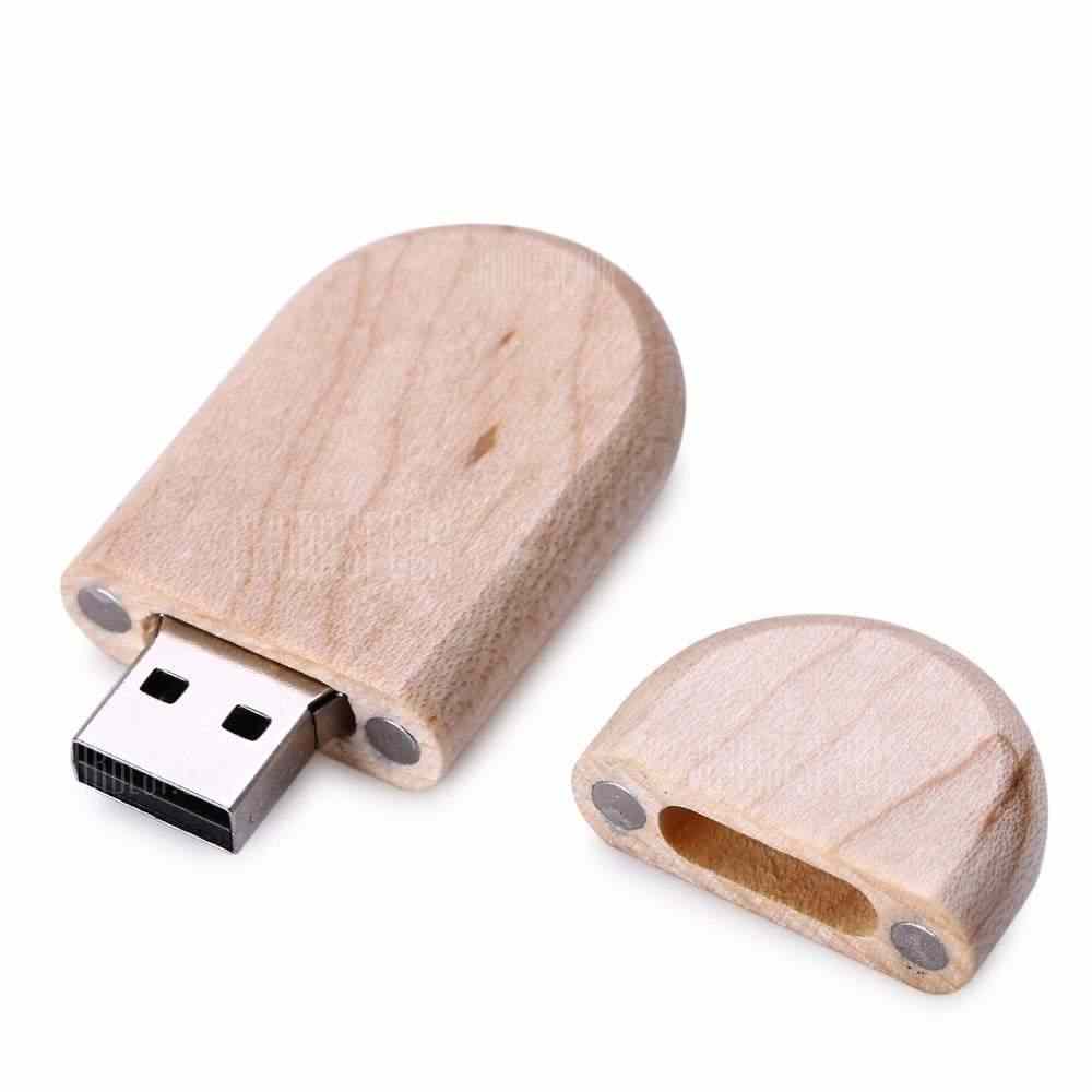 offertehitech-gearbest-Wood Style 8GB USB Memory Flash Drive Data Storage + Wooden Box