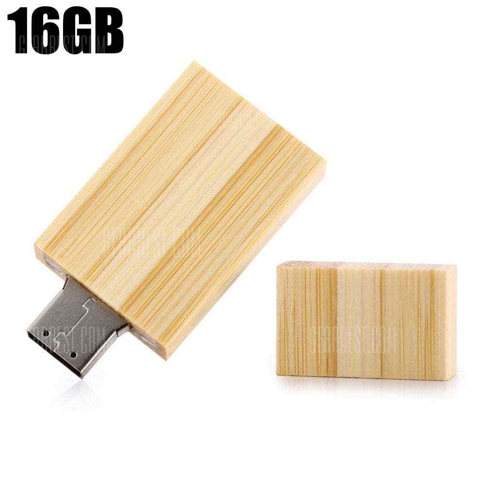 offertehitech-gearbest-ZP USB 2.0 Wood 16GB USB Flash Disk