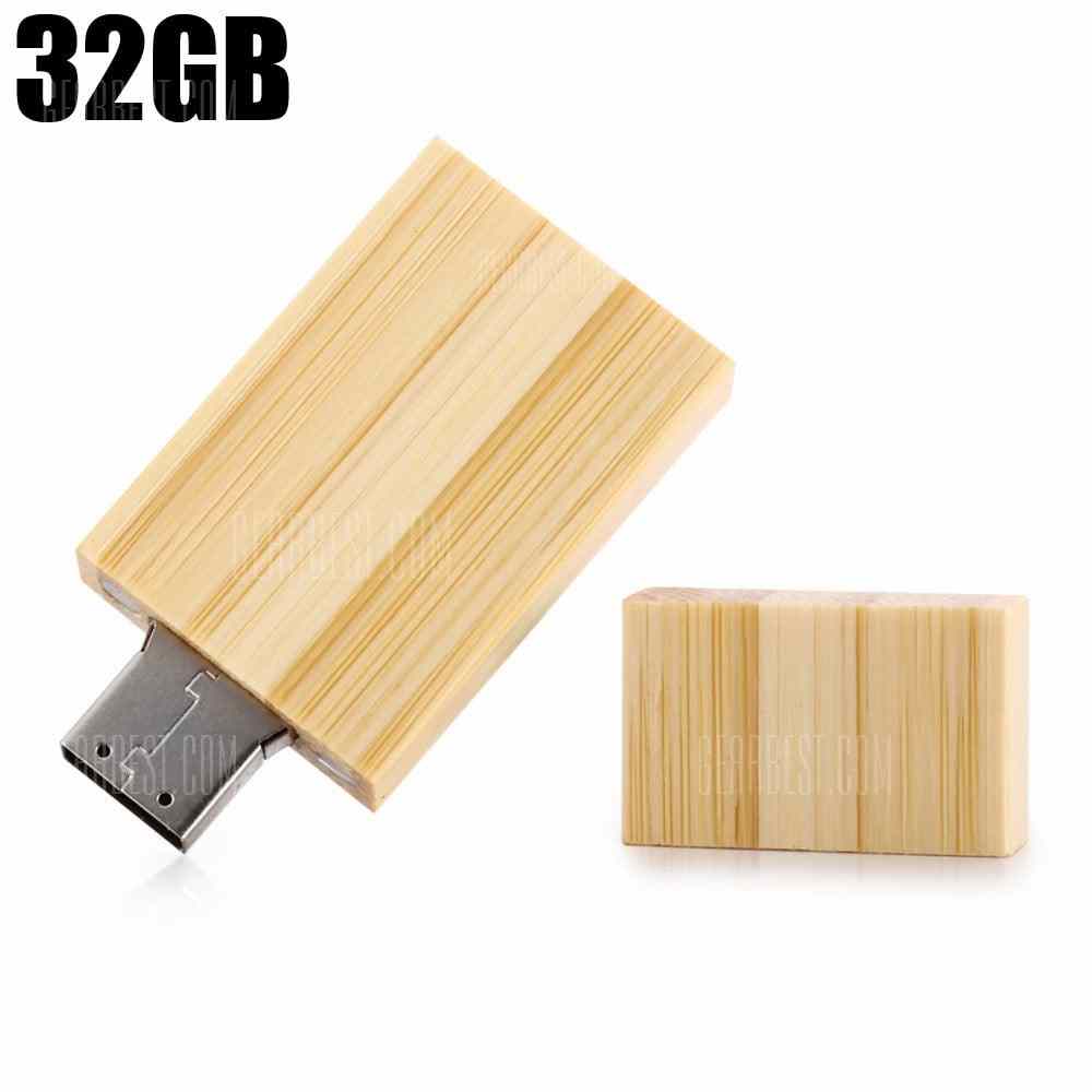 offertehitech-gearbest-ZP USB 2.0 Wood 32GB USB Flash Disk