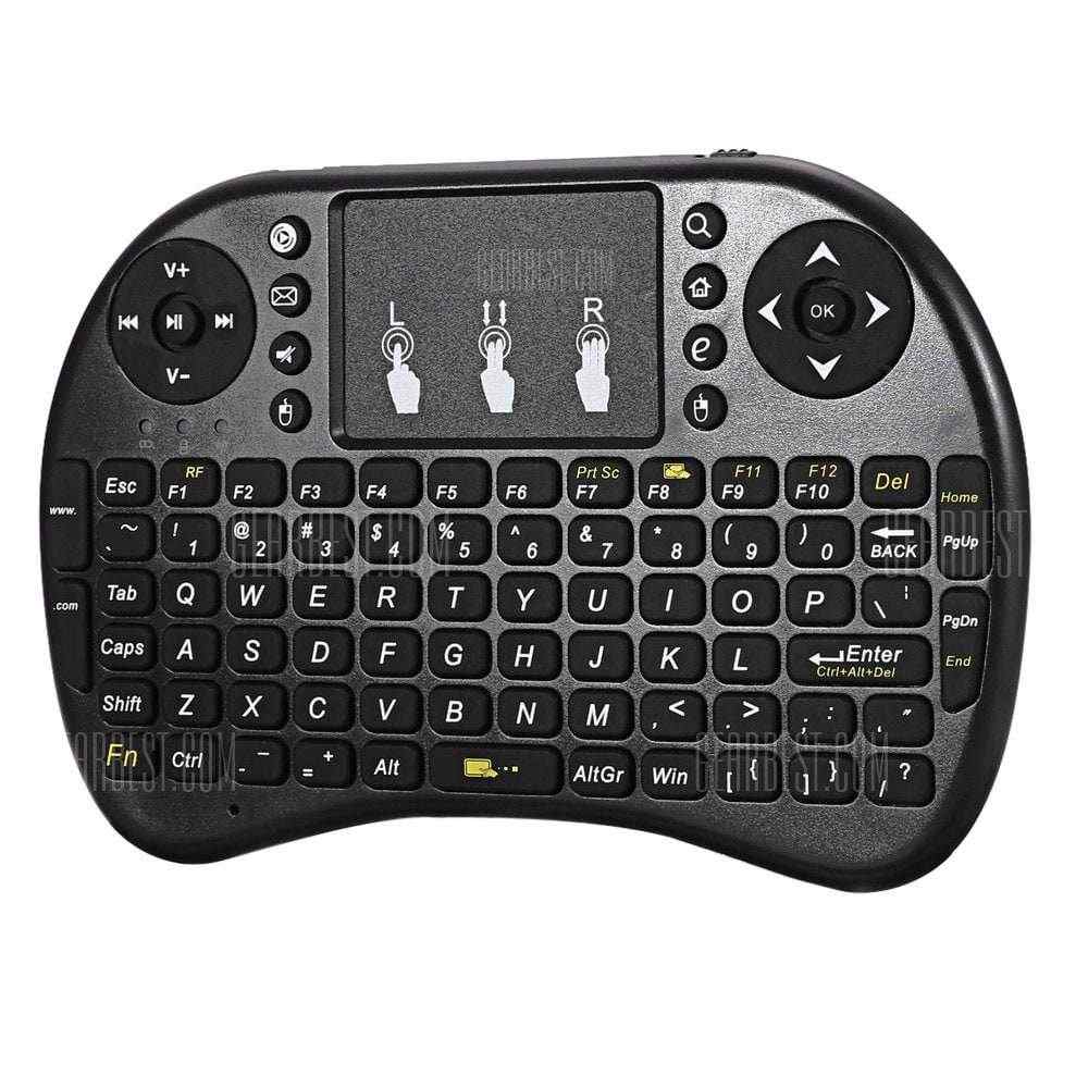 offertehitech-gearbest-iPazzPort KP - 810 - 21F 2.4GHz Wireless QWERTY Keyboard