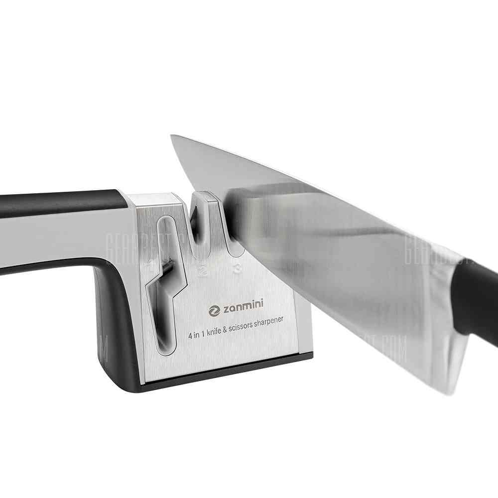 offertehitech-zanmini ZKS04 4 in 1 Knife Sharpener - BLACK GREY