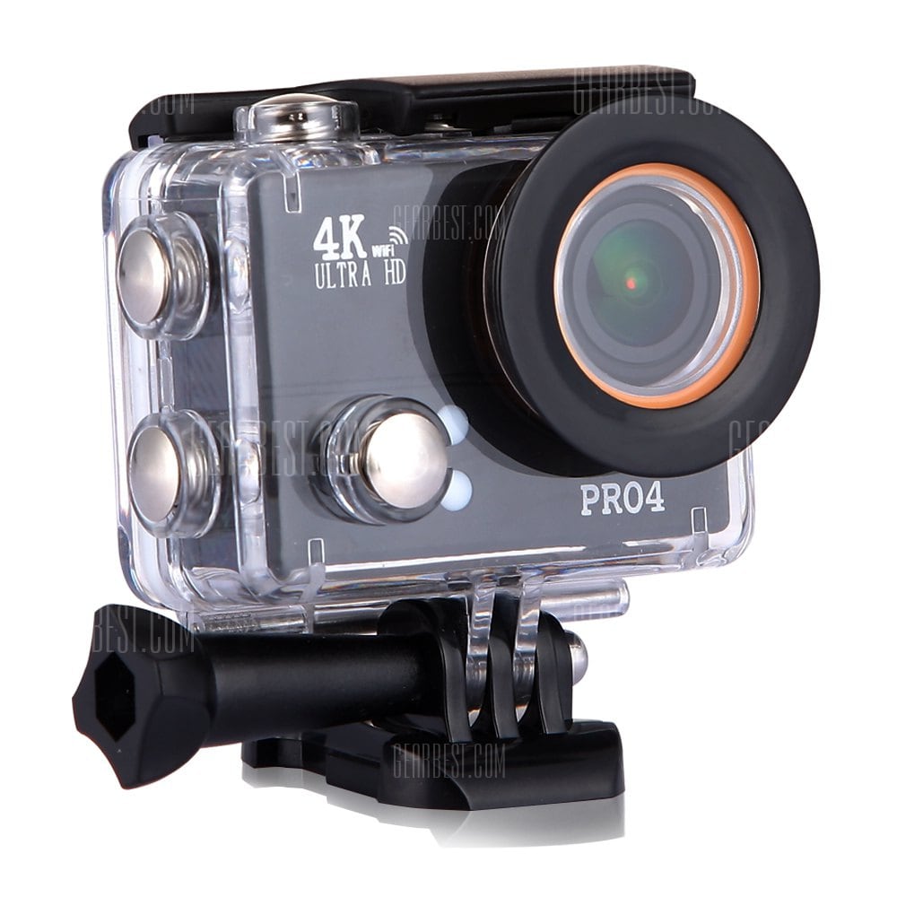 offertehitech-gearbest-20MP 4K FHD 1080P 2.0 LCD WiFi Waterproof 170 Degree Wide-angle Lens Sports Action Camera