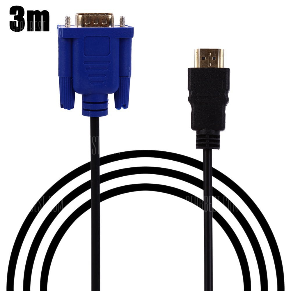 offertehitech-gearbest-3M HDMI to VGA Cable