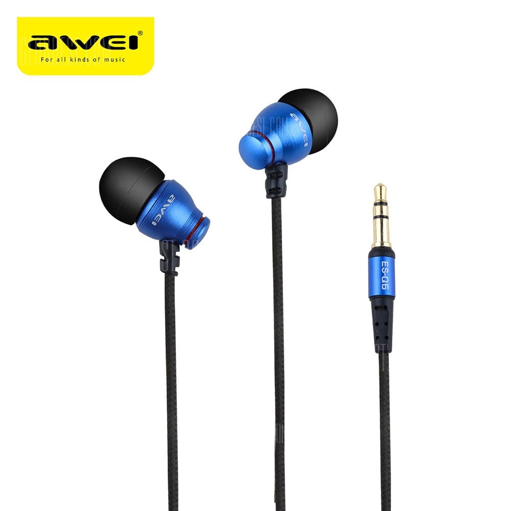 offertehitech-gearbest-AWEI ES - Q6 3.5MM Stereo Music Earphones Headphones