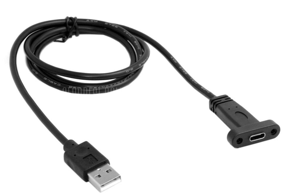 offertehitech-gearbest-CY UC - 022 - 0.9M USB 2.0 Male to Type-C Female Cable