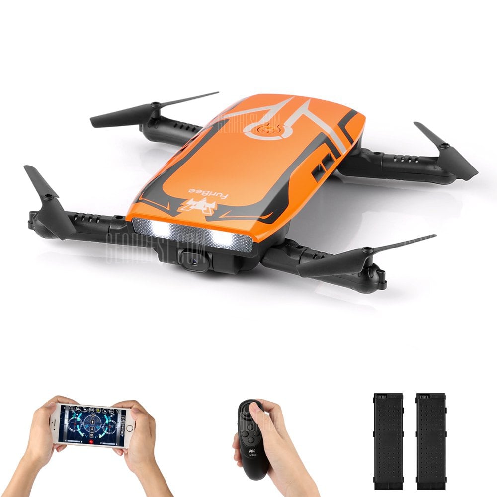 offertehitech-gearbest-FuriBee H818 6 Axis Gyro Remote Control Quadcopter 2.0MP WiFi Camera 2 Batteries