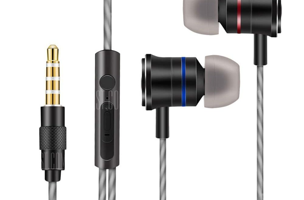 offertehitech-gearbest-Jies X200 In-ear HiFi Stereo Music Headphones with Mic