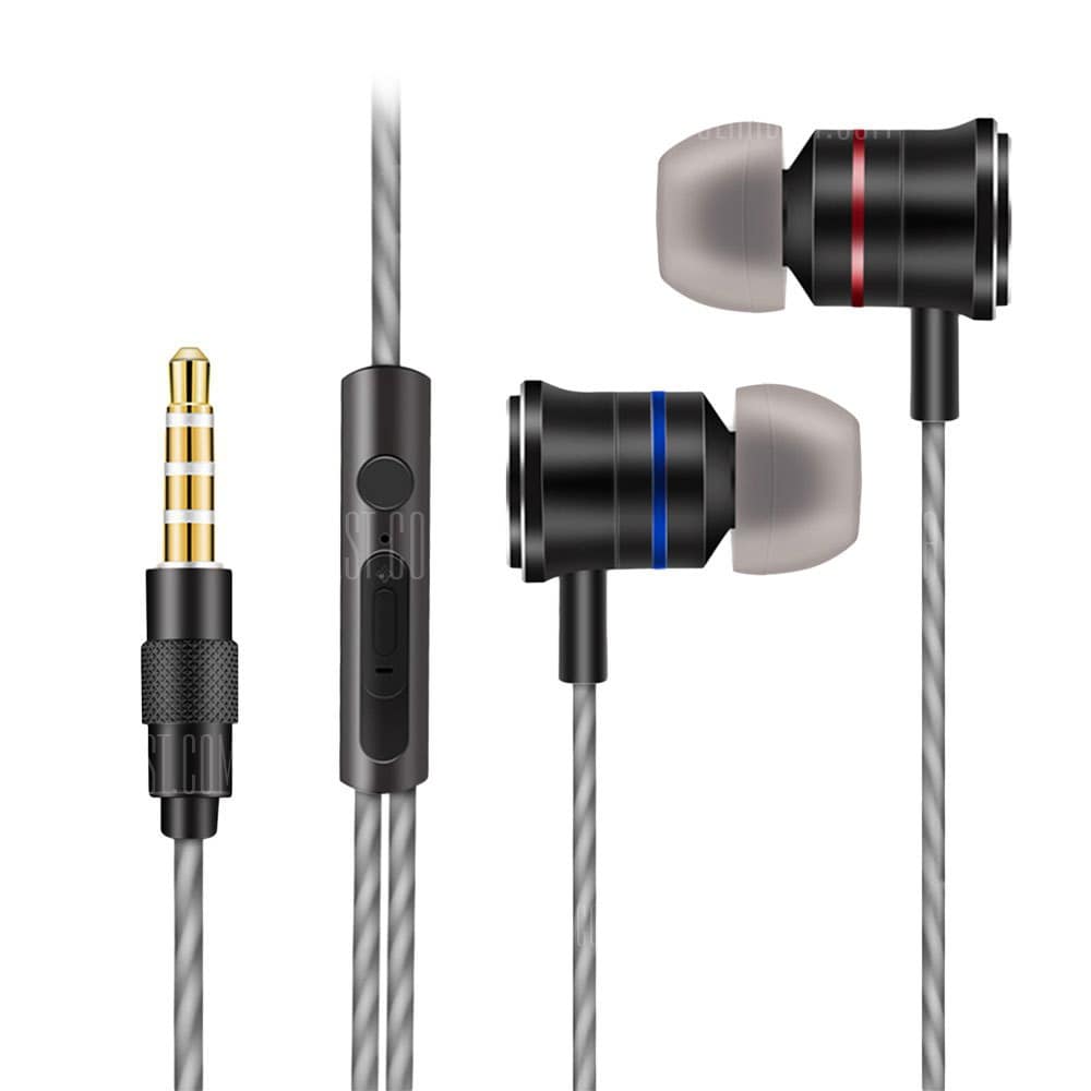 offertehitech-gearbest-Jies X200 In-ear HiFi Stereo Music Headphones with Mic