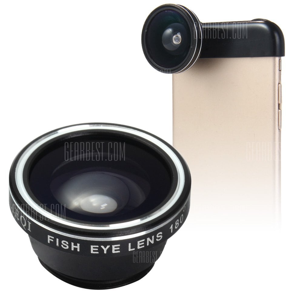 offertehitech-gearbest-LIEQI LQ - 018 3 In 1 180 Degree Fisheye Photo Lens