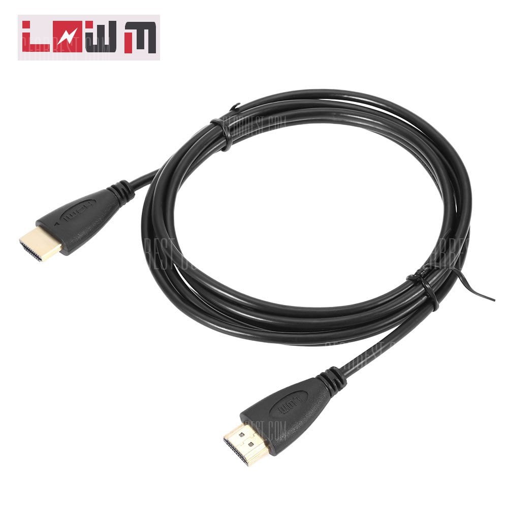 offertehitech-gearbest-LWM HDMI 1.4 Gold Plated Cable Support 1080P 3D