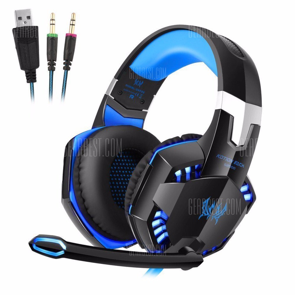 offertehitech-gearbest-Latest Version Noise Cancelling Gaming Headset Over Ear Game Gaming Headphone Headset Earphone Headband with Mic Stere