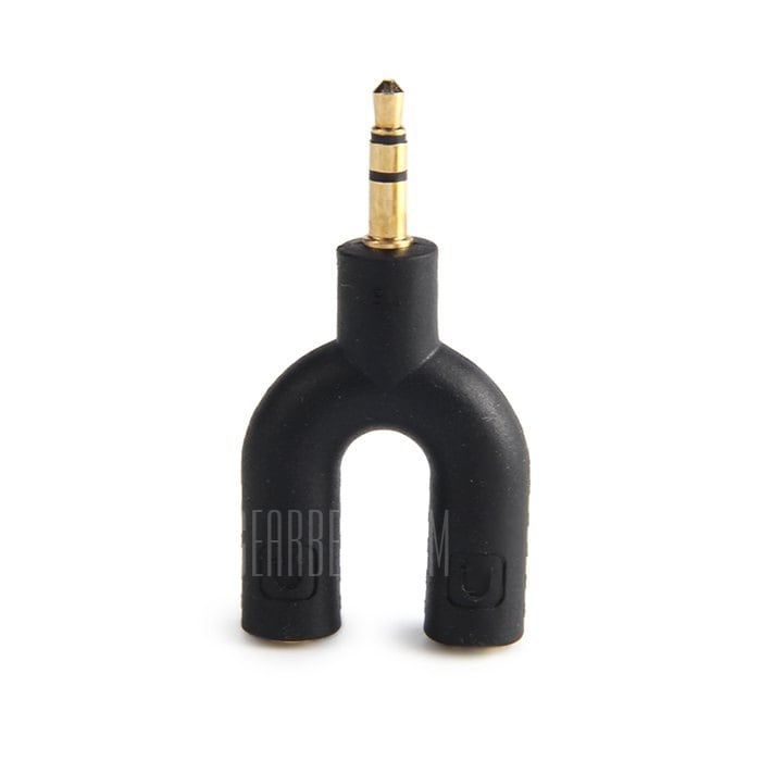 offertehitech-gearbest-Maikou 3.5mm Audio Splitter Connector 1 to 2 U Adapter