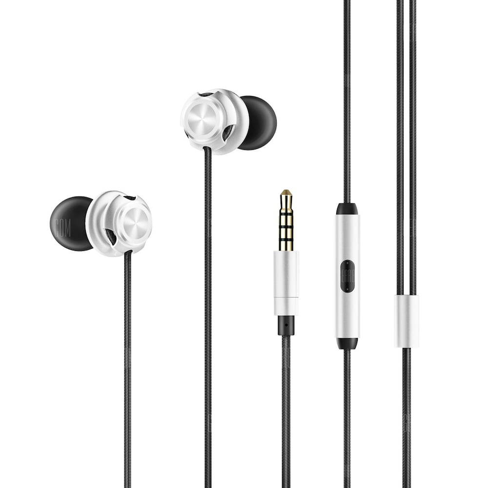 offertehitech-gearbest-PICUN D2 Wired In-ear Shocking Bass Earphones with Mic