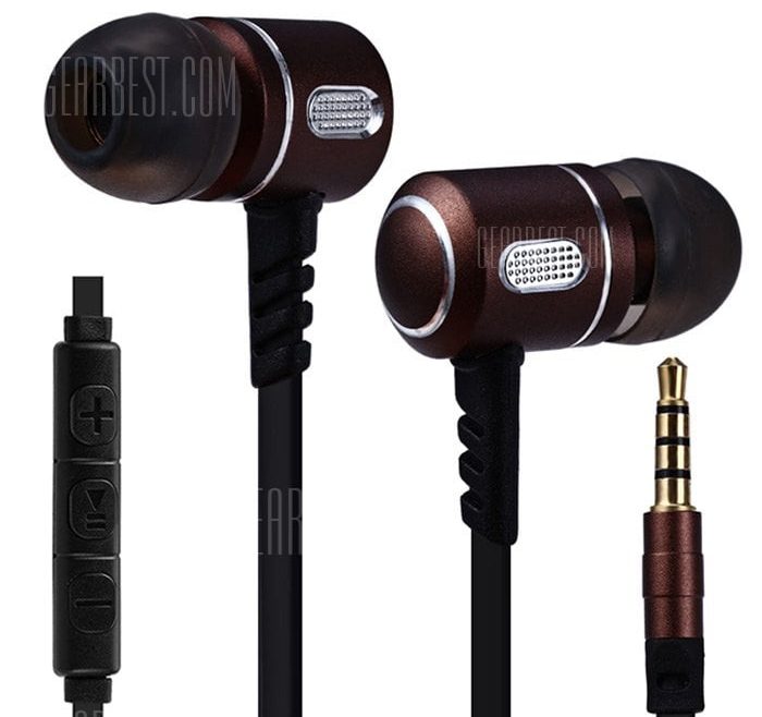 offertehitech-gearbest-SHENGER G400 3.5mm Stereo Gold Plated Plug Earphone