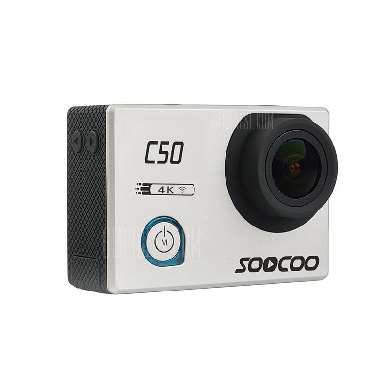 offertehitech-gearbest-SOCOOO C50 Sports Camera WiFi Gyroscope 4K 24FPS Adjustable Angle NTK96660 30M Waterproof Motion DV