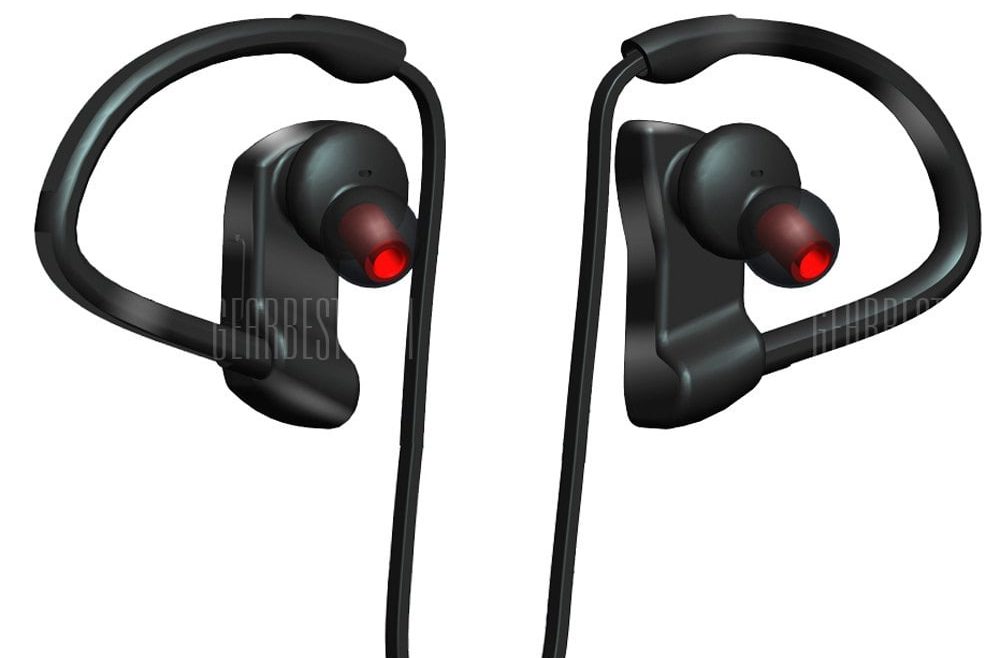 offertehitech-gearbest-U12 Bluetooth Sport Earbuds with Ear Hook IPX7 Waterproof