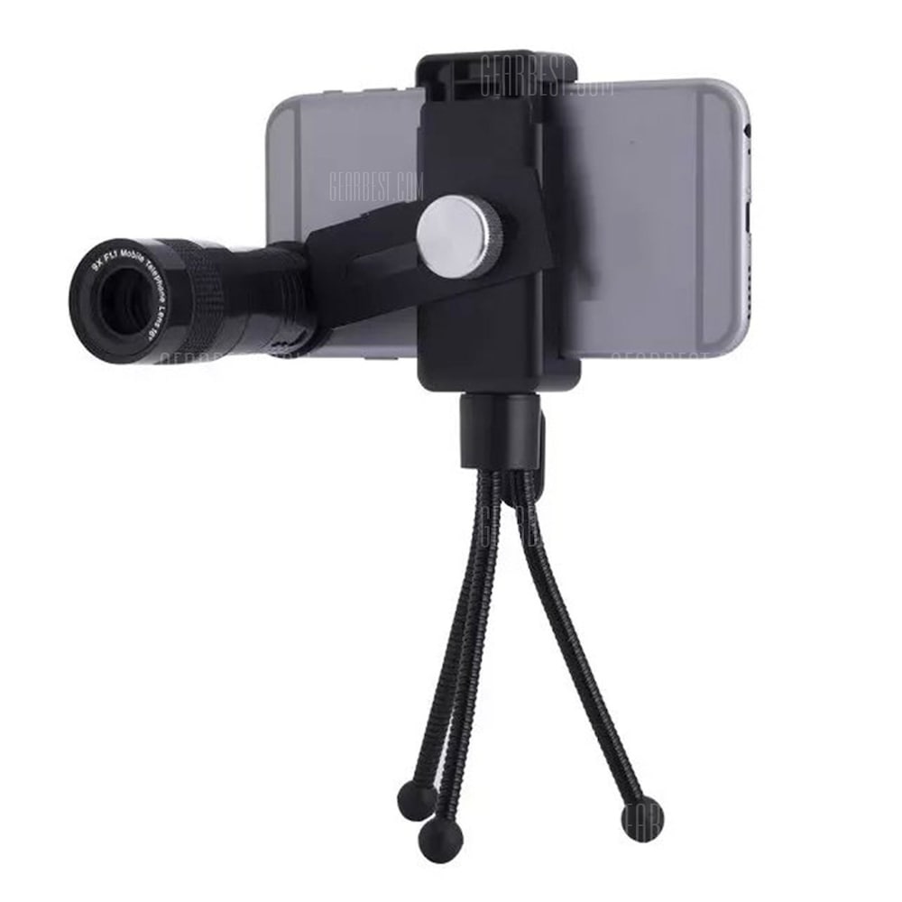 offertehitech-gearbest-Universal Practical 9X F1.1 ABS Mobile Phone Lens