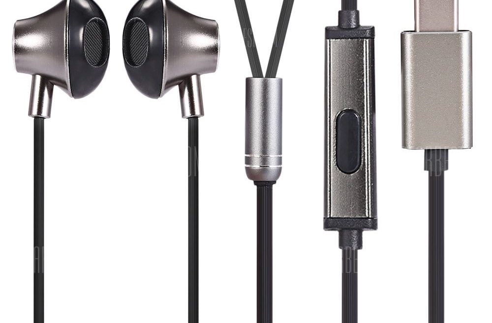 offertehitech-gearbest-VT - 1 Type-C In-ear Stereo Earphones with Mic