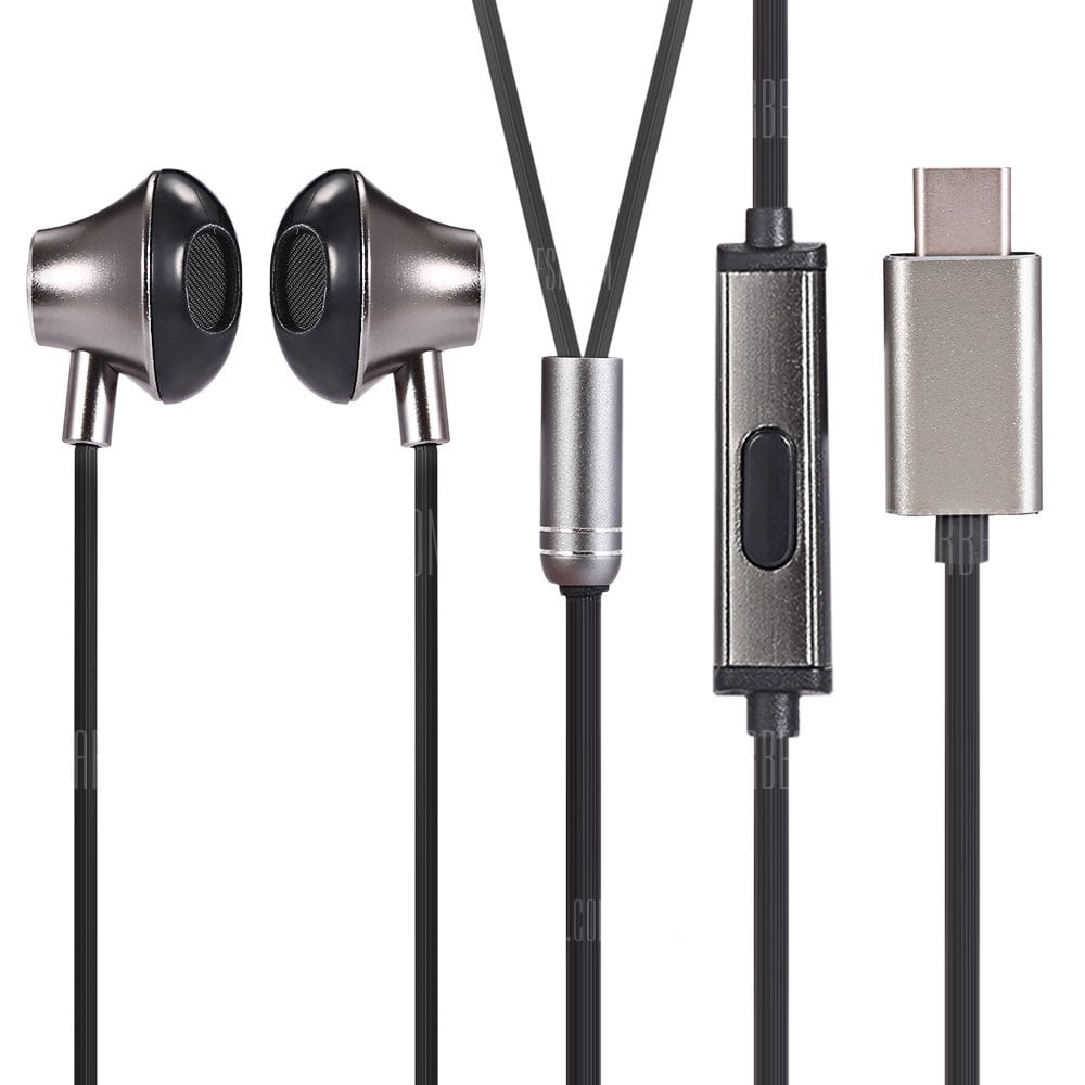 offertehitech-gearbest-VT - 1 Type-C In-ear Stereo Earphones with Mic