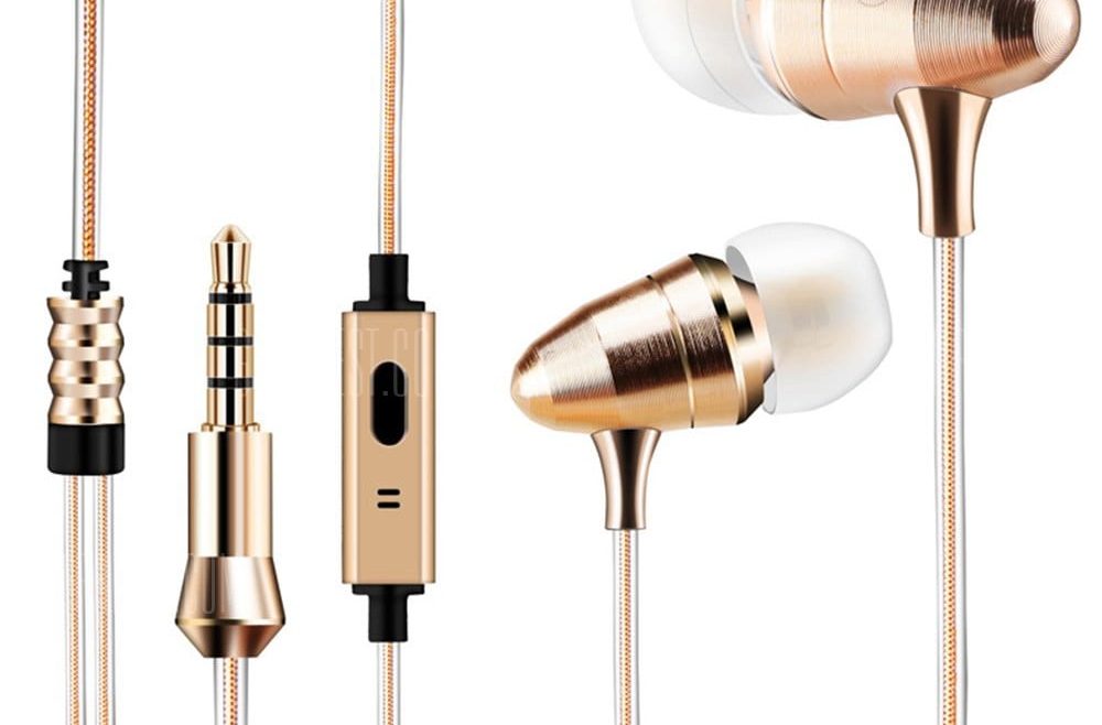 offertehitech-gearbest-XY - HIFI The Bullet In-Ear Earphones 1.2 Meters