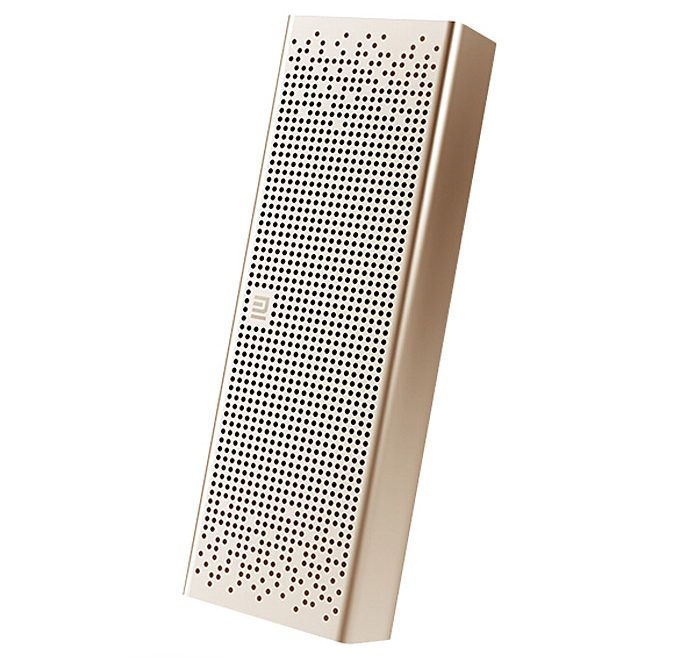 offertehitech-Original Xiaomi Metal Box BT4.0+EDR Speaker 2.4GHZ-2.48HZ Mini Portable Stereo Wireless Connection Handsfree -Gold