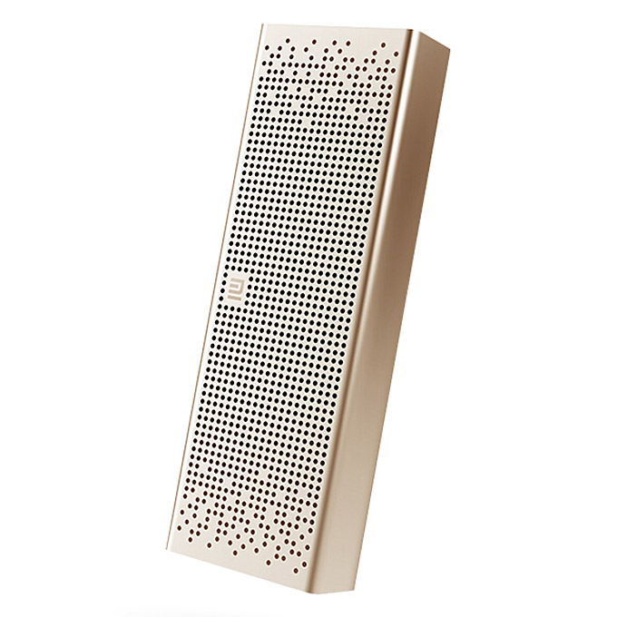 offertehitech-Original Xiaomi Metal Box BT4.0+EDR Speaker 2.4GHZ-2.48HZ Mini Portable Stereo Wireless Connection Handsfree -Gold