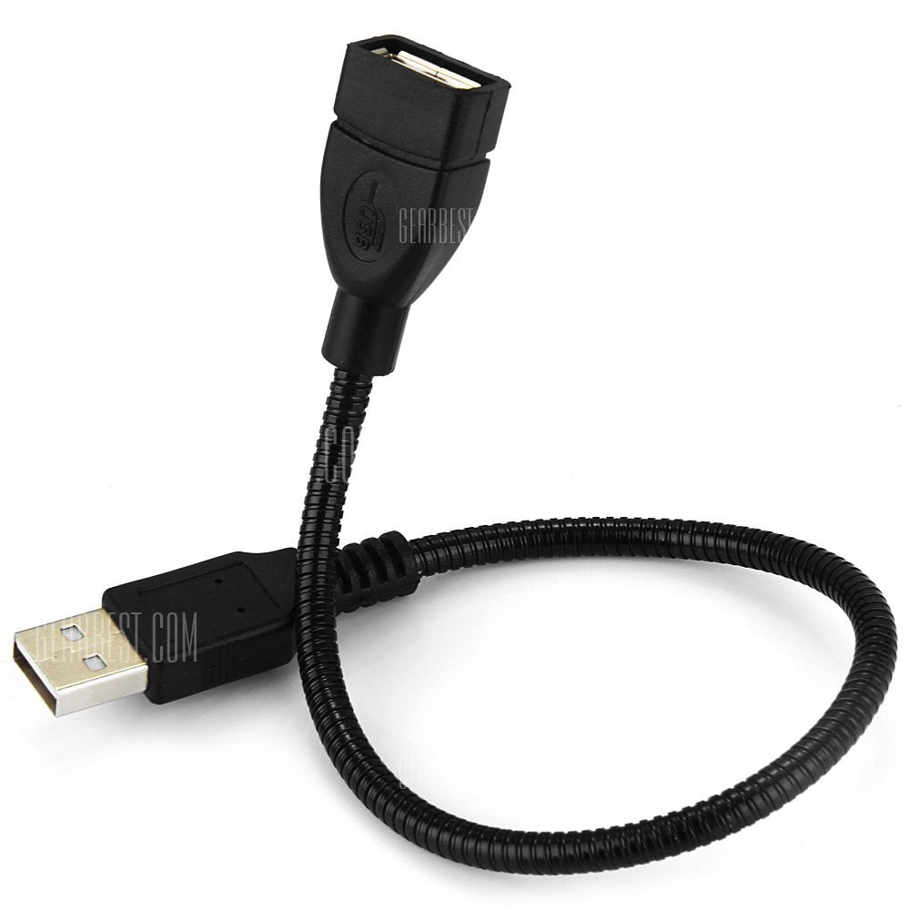 offertehitech-gearbest-CY U2  -  237 USB2.0 Male to Female Extension Data Sync Cable Flexible Mesh Line