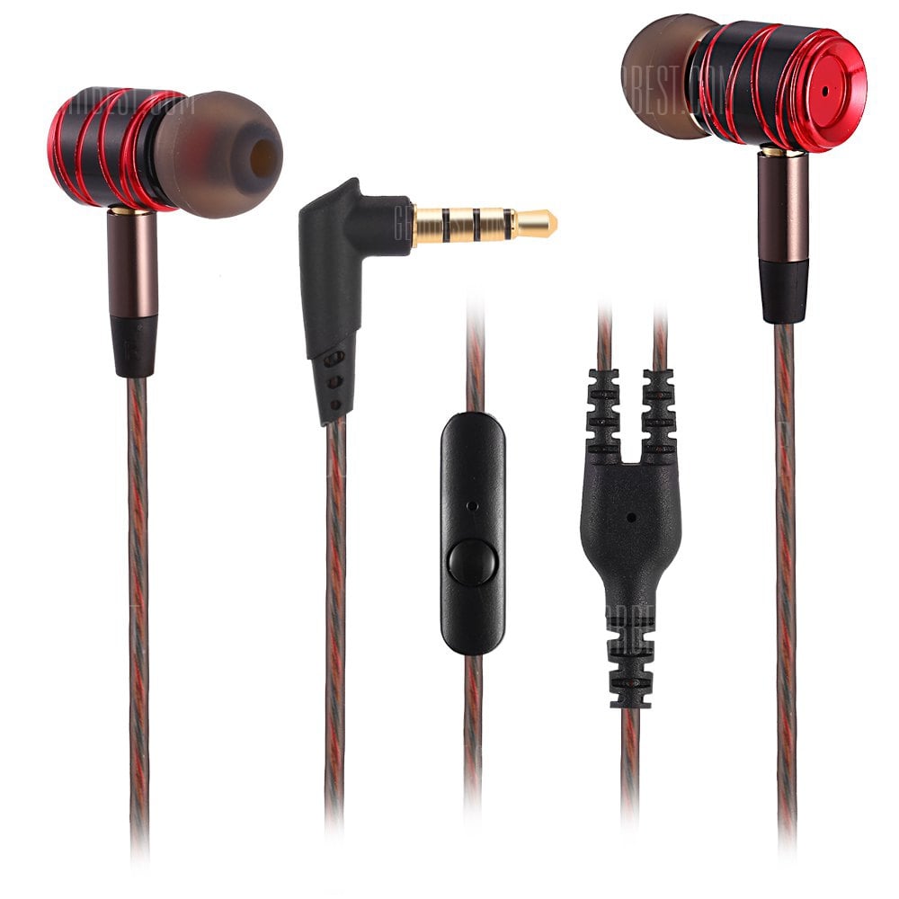 offertehitech-gearbest-Detachable Design Super Bass In Ear Earphones