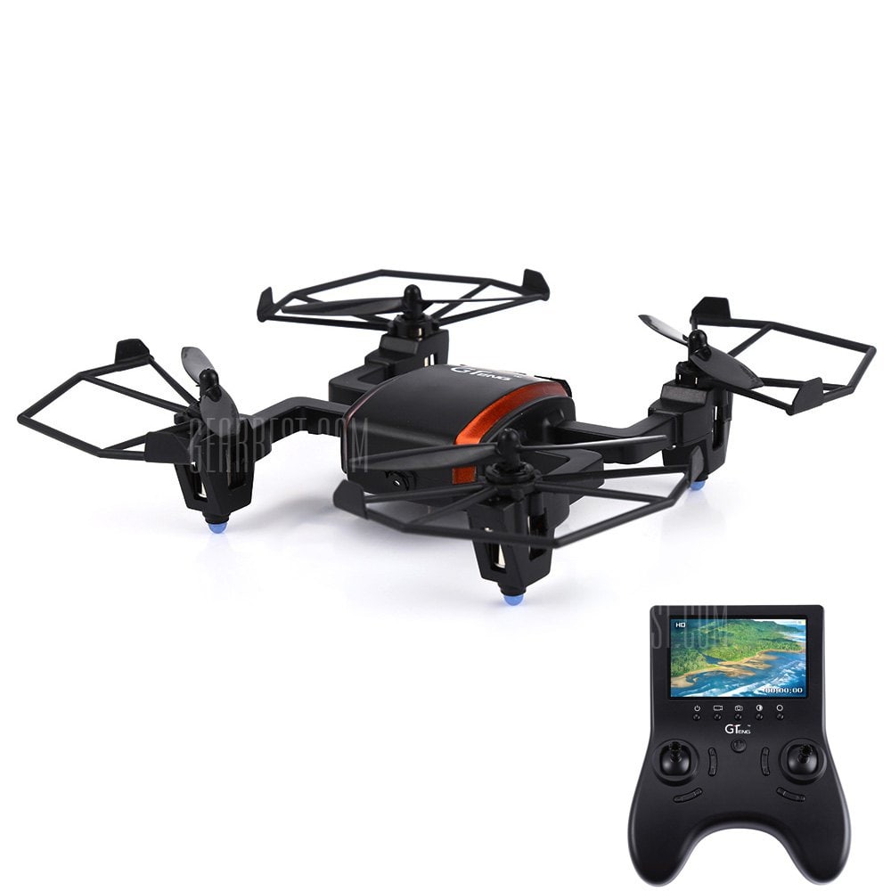 offertehitech-gearbest-GTeng T901F 5.8GHz FPV 2.0MP 2.4GHz 4 Channel 6 Axis Gyro Quadcopter One Key Automatic Return