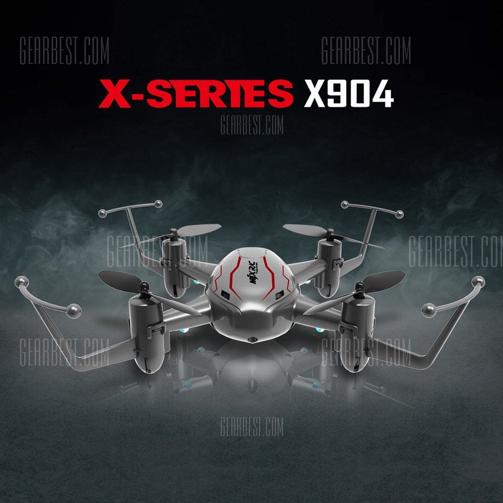 offertehitech-gearbest-MJX X904 2.4G 4CH 6 Axis Gyro Quadcopter 3D Flip with Light RTF