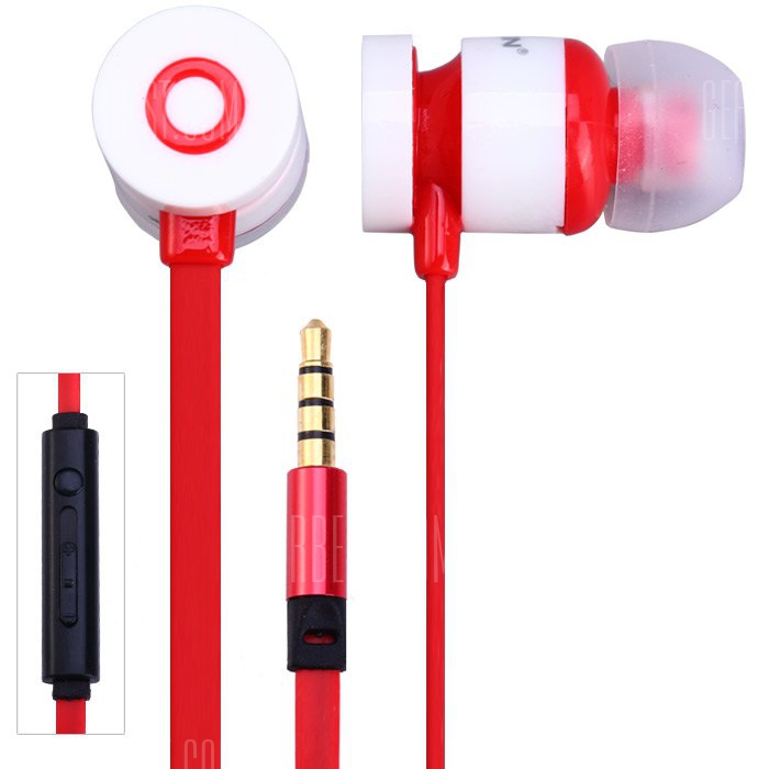 offertehitech-gearbest-VYKON MK-200 In-Ear 3.5mm Earphone Microphone Earbud Stereo Bass Headphone for iPhone / Samsung / iPad / iPod / Laptop / Mobile Phone