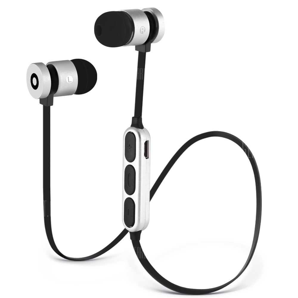 offertehitech-gearbest-W1 Magnetic Necklace Bluetooth Sport Earbuds