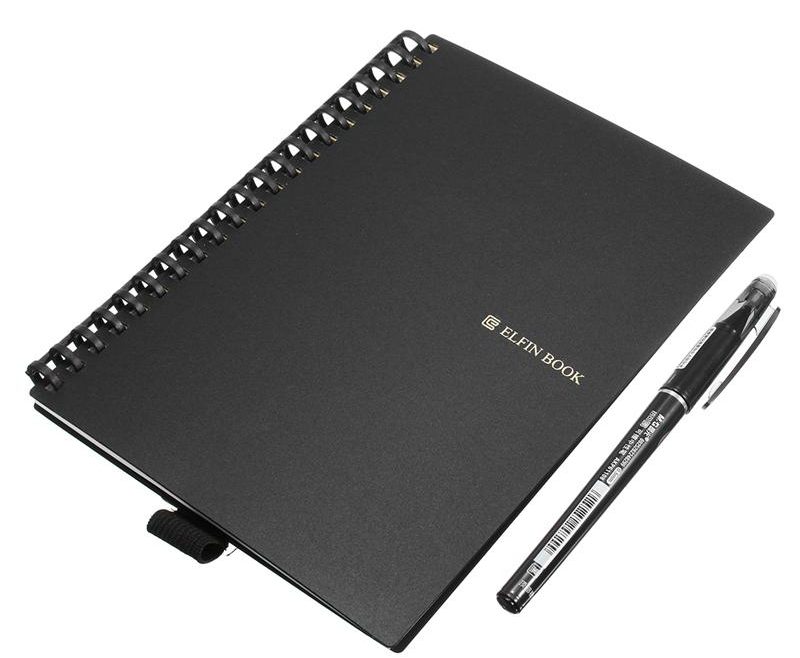 offertehitech-B5 Elfinbook 2.0 Smart cancellabile riutilizzabile Notebook microonde Wave Cloud Cancellato foderato con penna