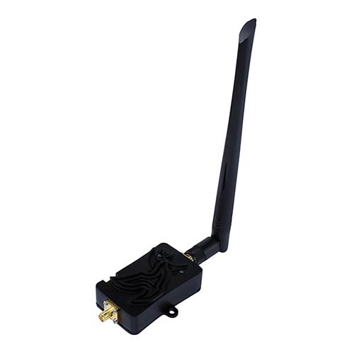 offertehitech-EDUP EP-AB007 4W Wireless WiFi Broadband Amplifier WiFi Router WiFi Signal Booster - Black