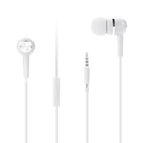 offertehitech-Joway HP30 Stereo In-ear Earphone with Mic Bass 3.5mm Jack - White