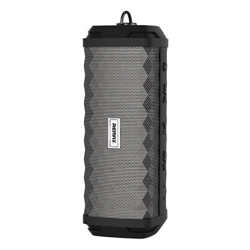 offertehitech-REMAX RB-M12 Bluetooth Speaker with Mic IPX7 Water Resistance 4000mAh - Black