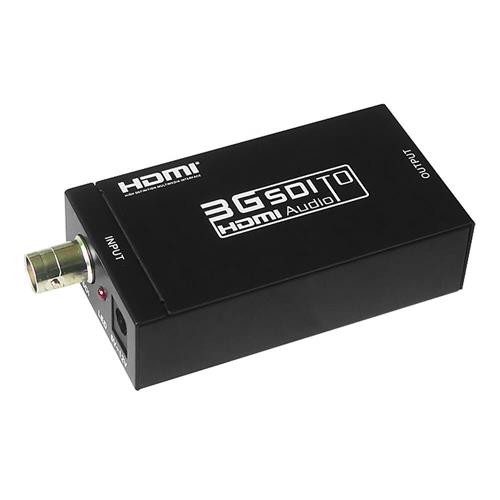 offertehitech-S008 3G SDI to HDMI Digital Converter Box Mini HD 1080P Audio Box - EU Plug