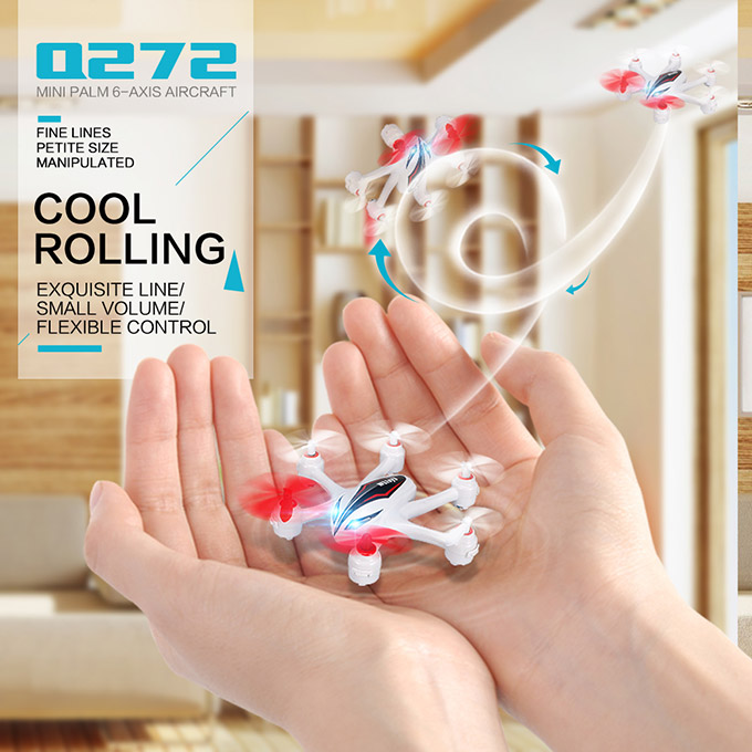 offertehitech-WLtoys Q272 2.4G 4CH 6Axis Headless Mode Mini RC Quadcopter