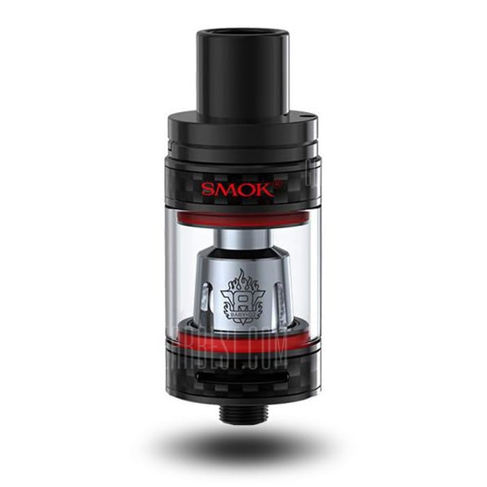 offertehitech-gearbest-Original Smok TFV8 Baby Carbon Fiber Edition Tank with 3ml / 0.4 ohm / 0.15 ohm for E Cigarette