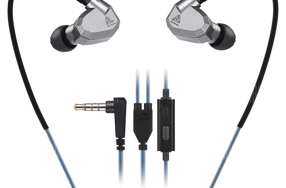 offertehitech-gearbest-KZ ZS5 Detachable HiFi Earphones