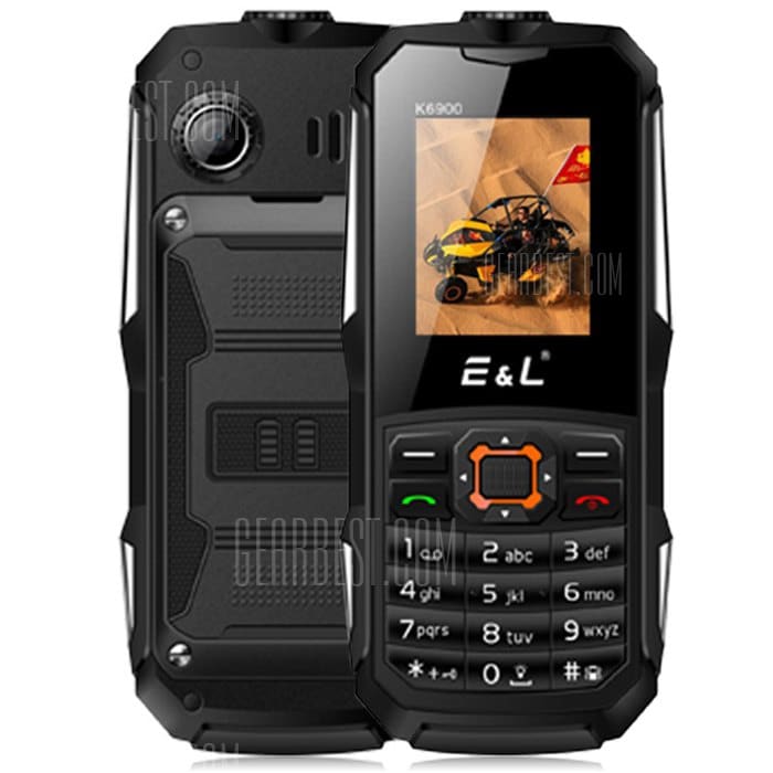 offertehitech-gearbest-EL K6900 Quad Band 1.77 inch IP68 Waterproof Unlock Phone