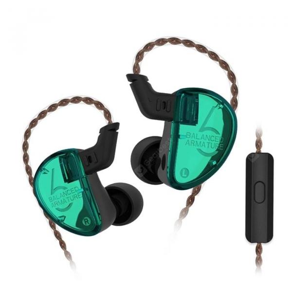 offertehitech-gearbest-KZ AS06 In-ear Stereo Earphones 3BA HiFi BassEarbuds