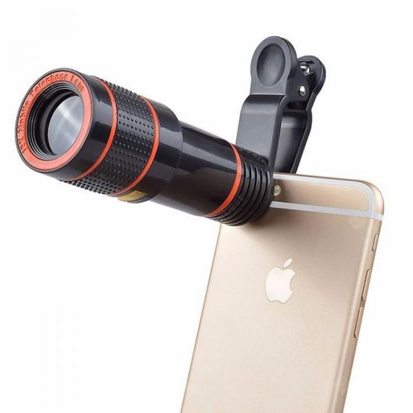 offertehitech-gearbest-Universal 12 Times Mobile Phone Telephoto HD External Camera Lens