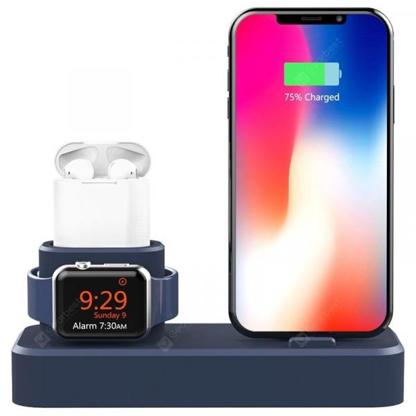 offertehitech-gearbest-Creative Charging Stand Holder for iWatch / iPhone / Airpods  Gearbest